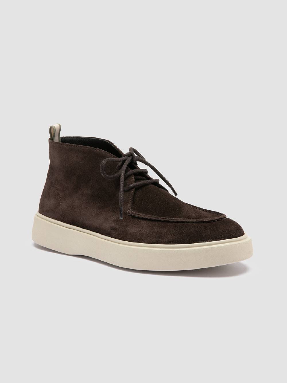 Officine Creative FRAME 002 Stivali Chukka in Pelle Scamosciata Grigia Shopping Online