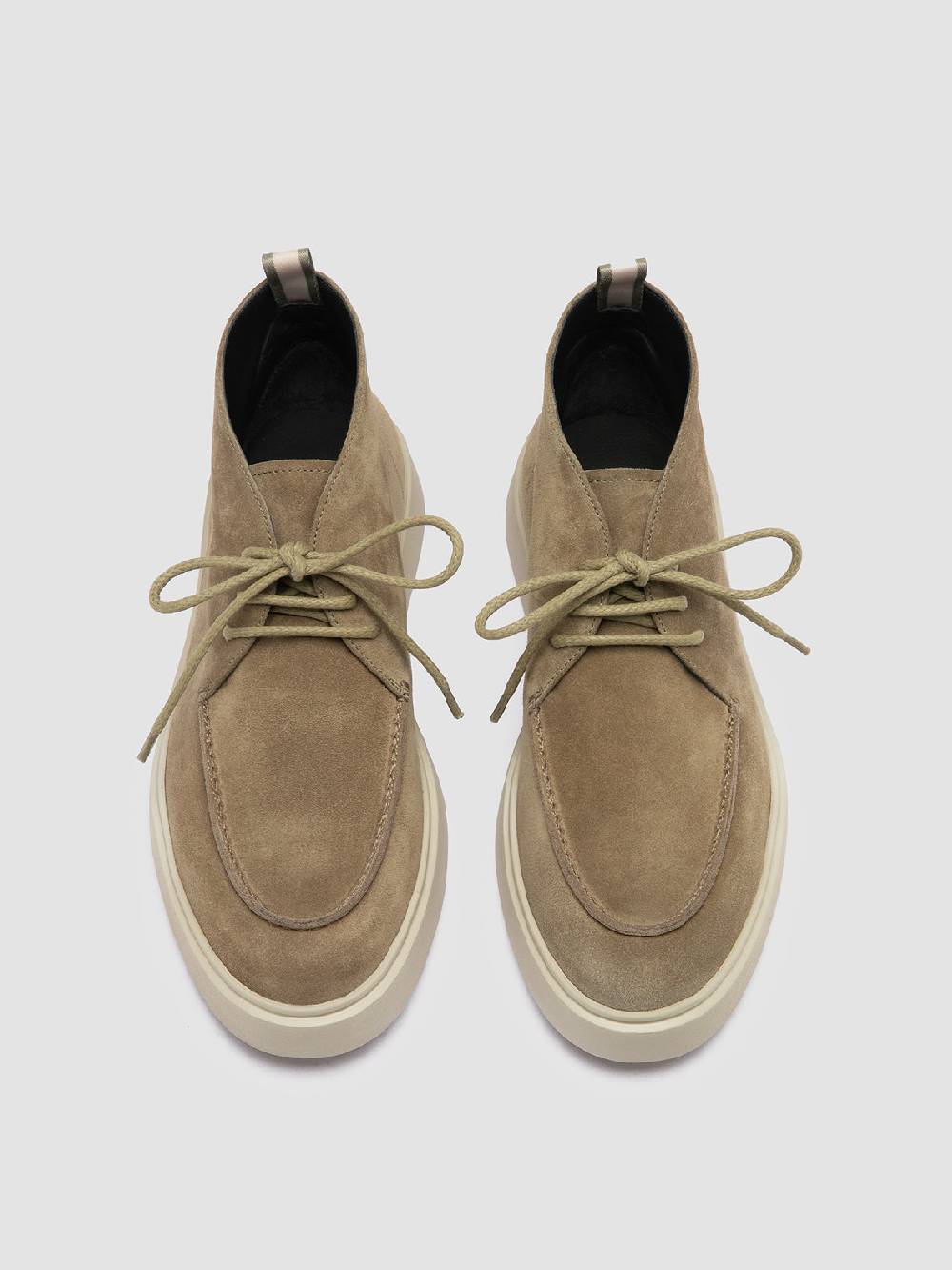 Officine Creative FRAME 002 Stivali Chukka in Pelle Scamosciata Tortora Affare Del Giorno