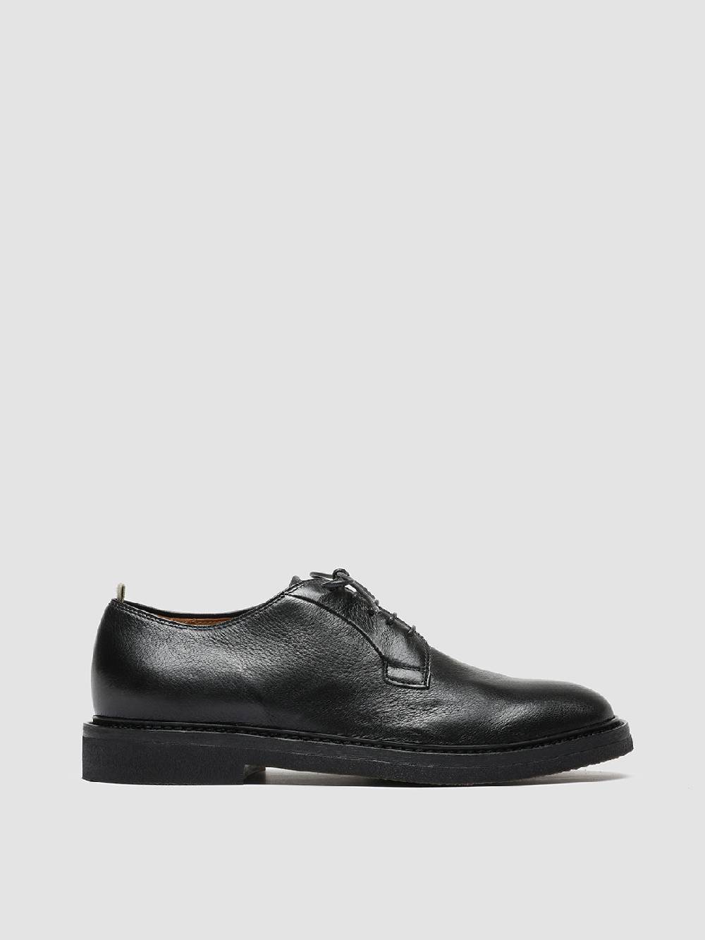 Officine Creative HOPKINS FLEXI 201 Scarpe Derby in Pelle Nera Offerta
