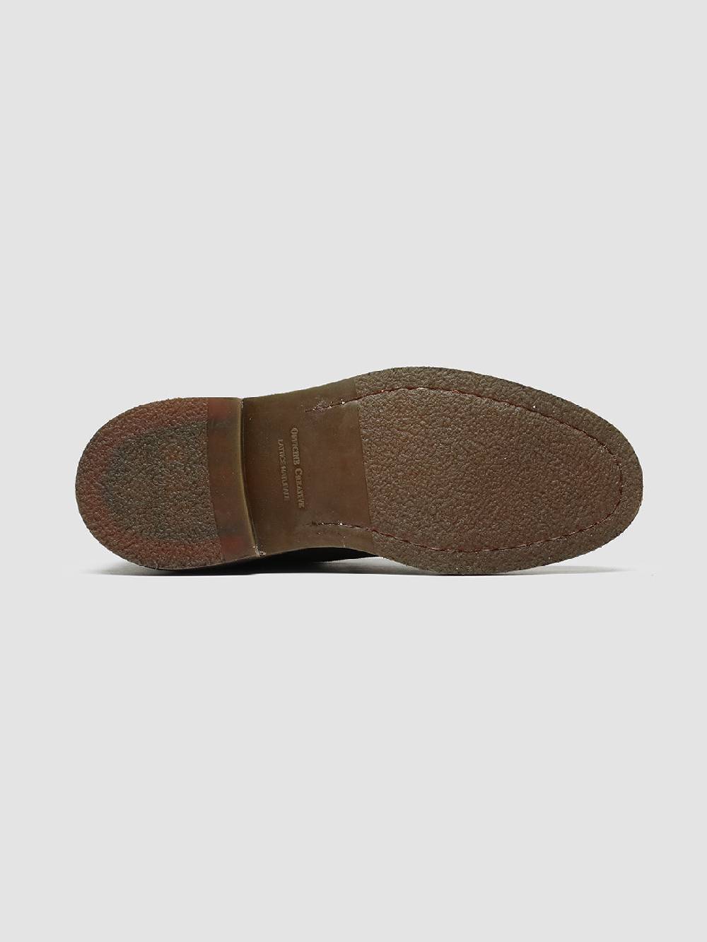 Officine Creative HOPKINS FLEXI 203 Stivaletti Stringati in Camoscio Marrone Saldi