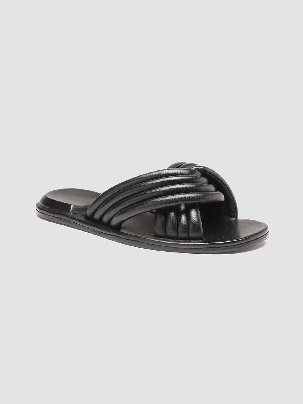 Officine Creative CYBILLE 004 Sandali in Pelle Nera Offerte