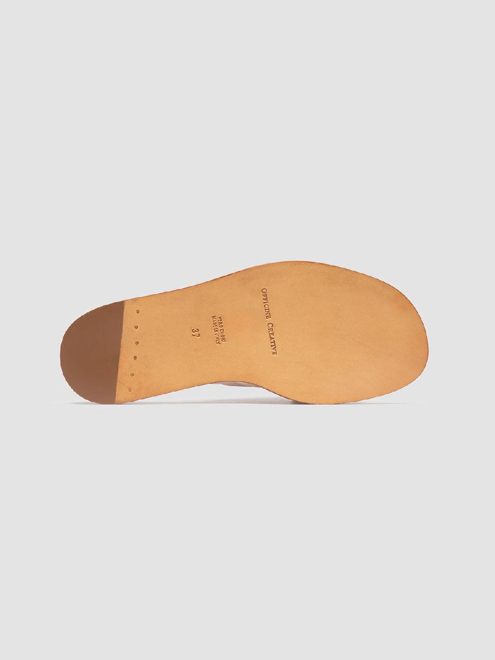 Officine Creative CYBILLE 004 Sandali in Pelle Bianca Vendita Economica