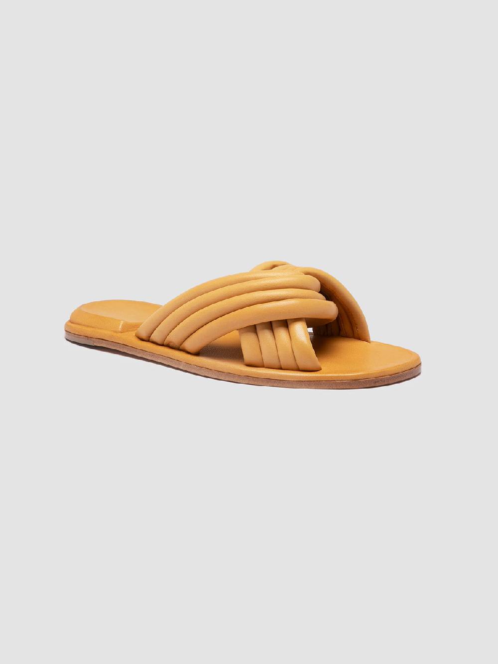Officine Creative CYBILLE 004 Sandali in Pelle Gialla Saldi Di Fabbrica