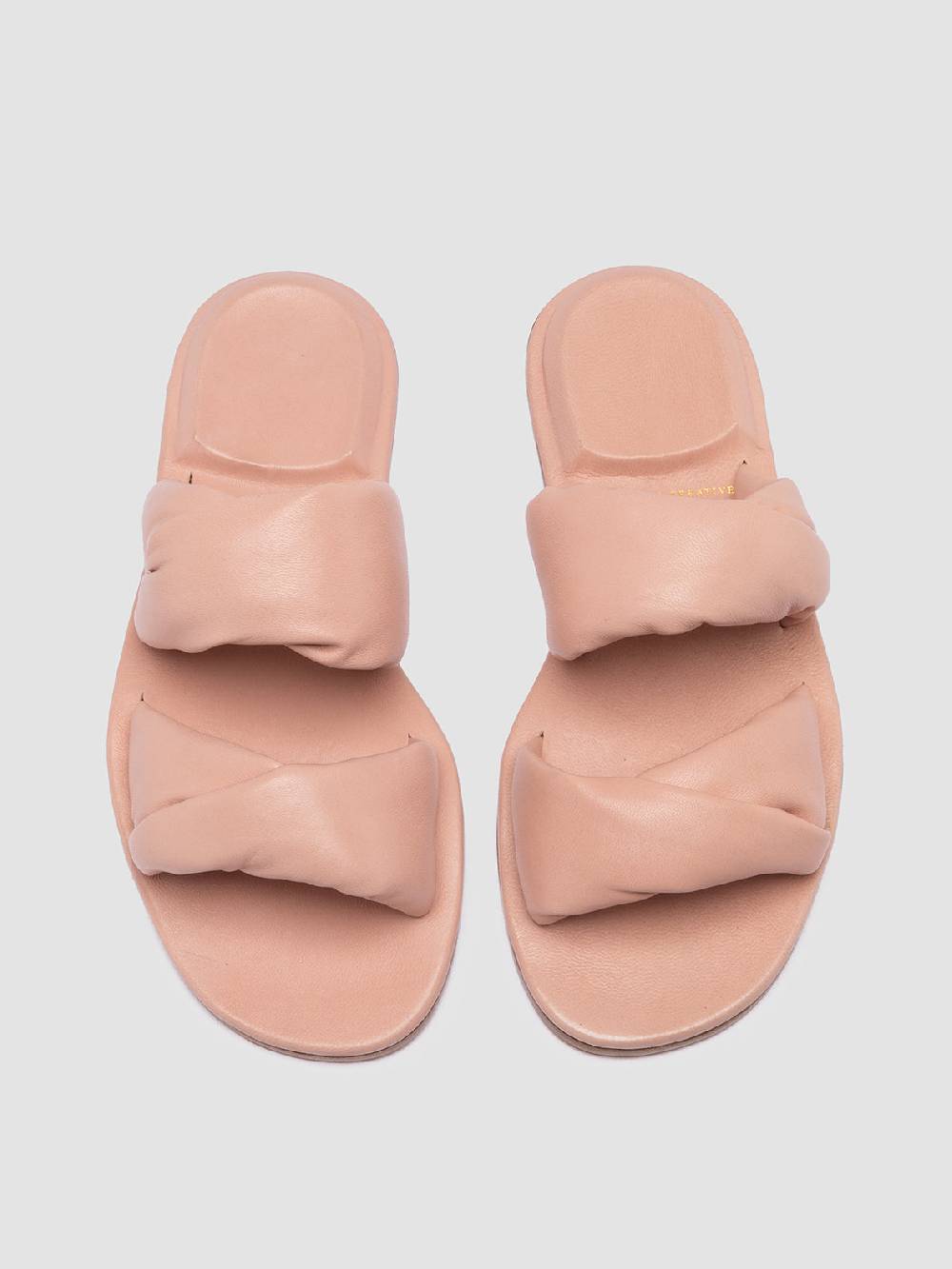 Officine Creative CYBILLE 009 Sandali in Pelle Rosa Vendite Flash