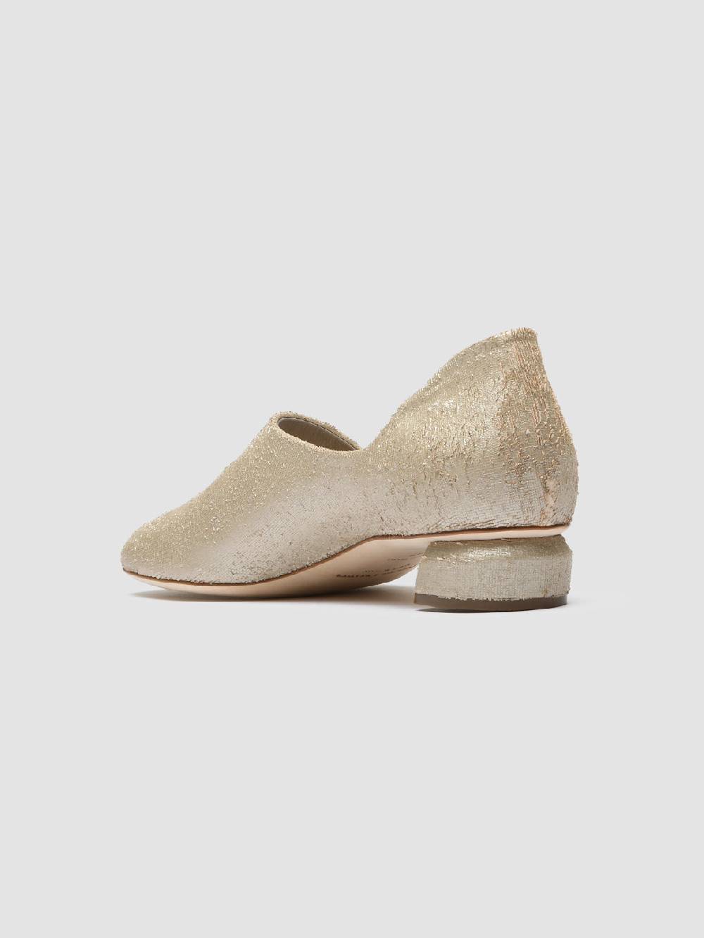 Officine Creative TESSA 009 Gold Leather Mule Sandals Italia