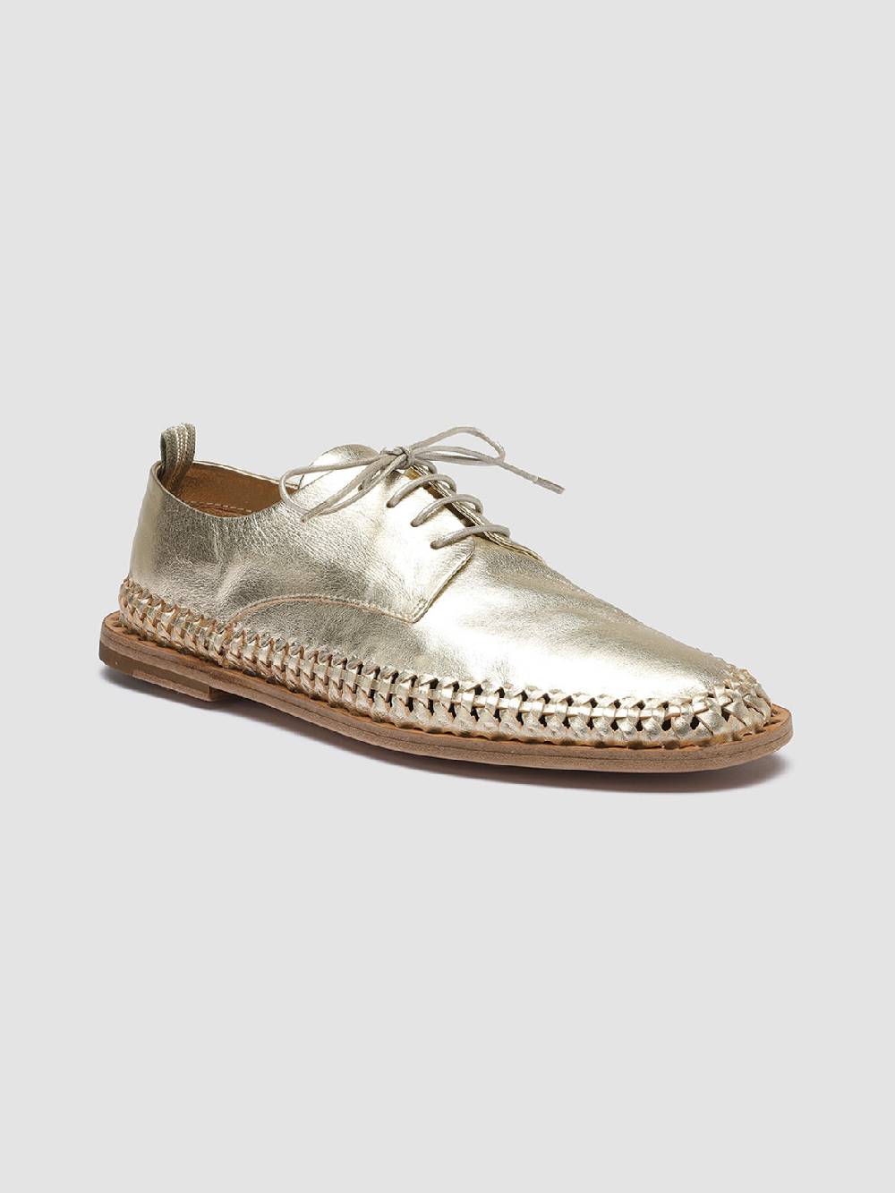Officine Creative MABELLE 001 Derby in Pelle Argento 2025