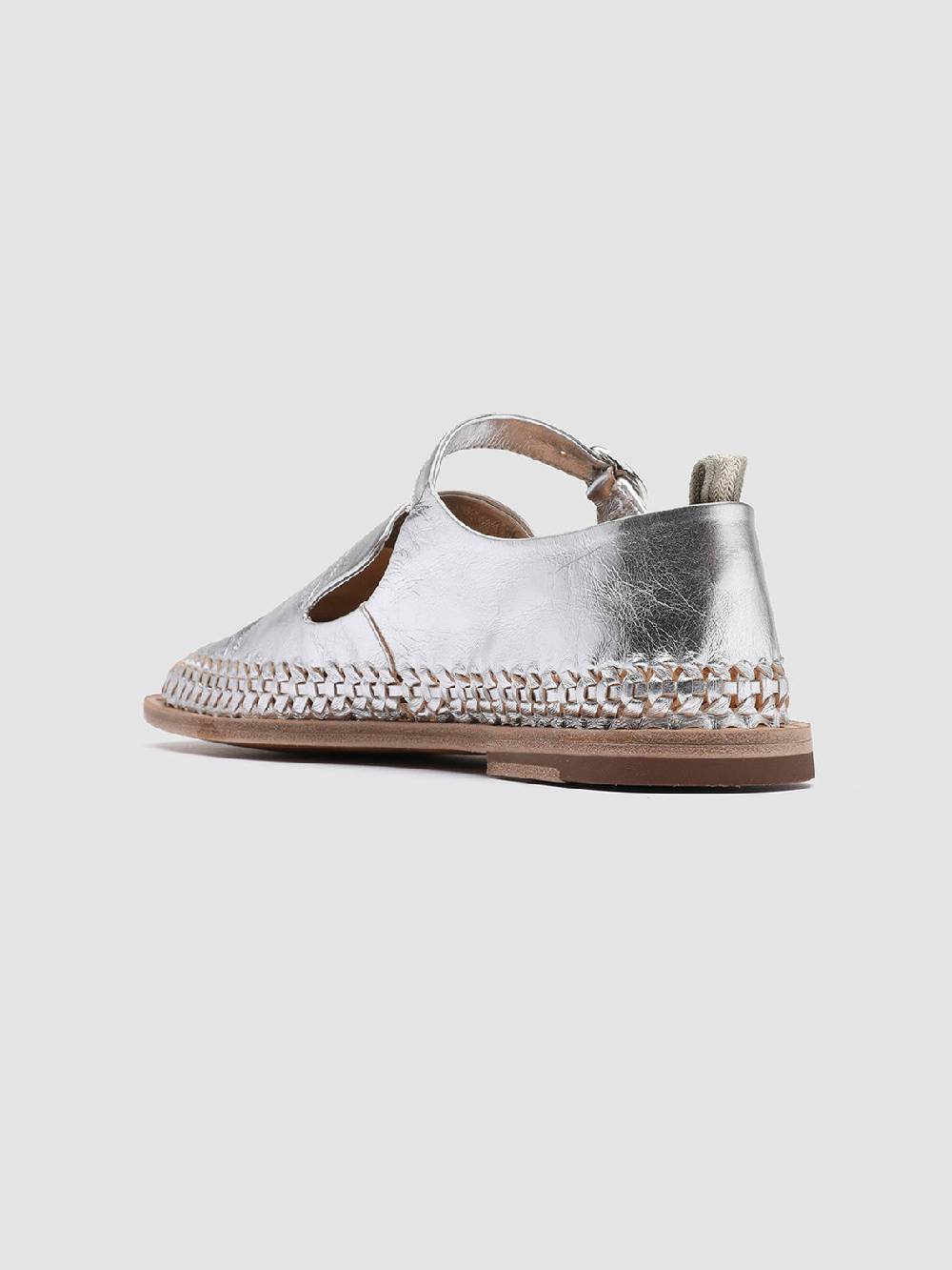 Officine Creative MABELLE 003 Mary Jane in Pelle Argento Vendita