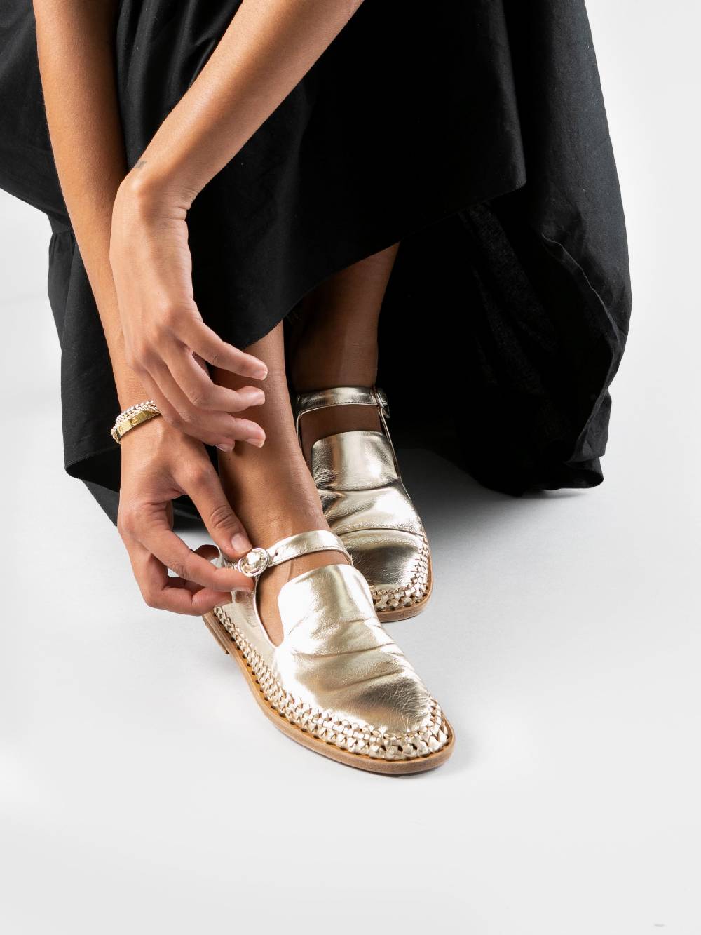 Officine Creative MABELLE 003 Mary Jane in Pelle Argento Vendita
