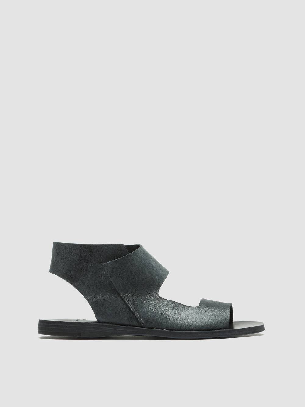 Officine Creative ITACA 039 Sandali in Pelle Nera Soddisfazione Garantita