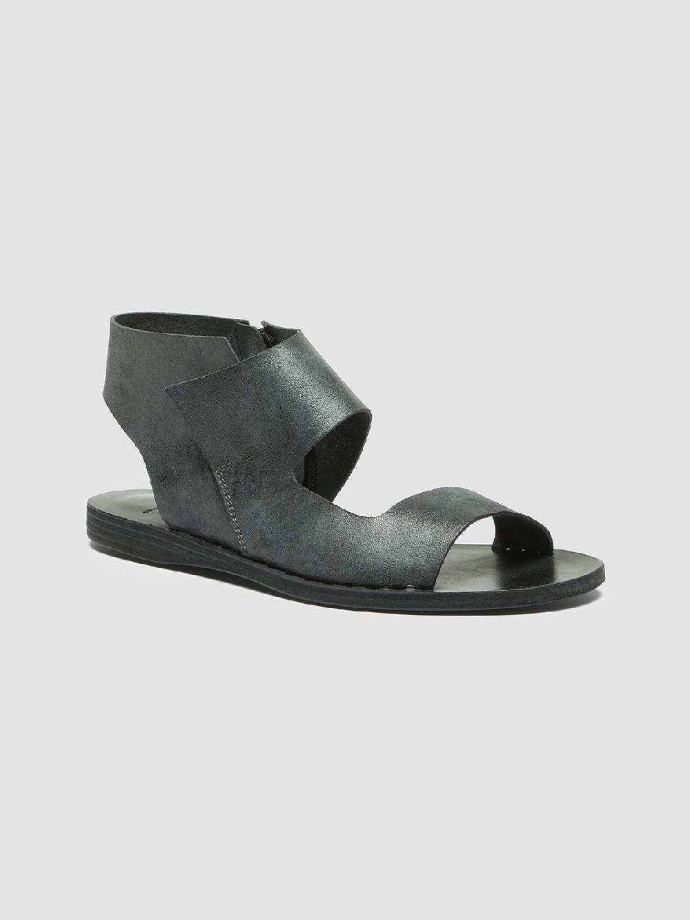 Officine Creative ITACA 039 Sandali in Pelle Nera Soddisfazione Garantita