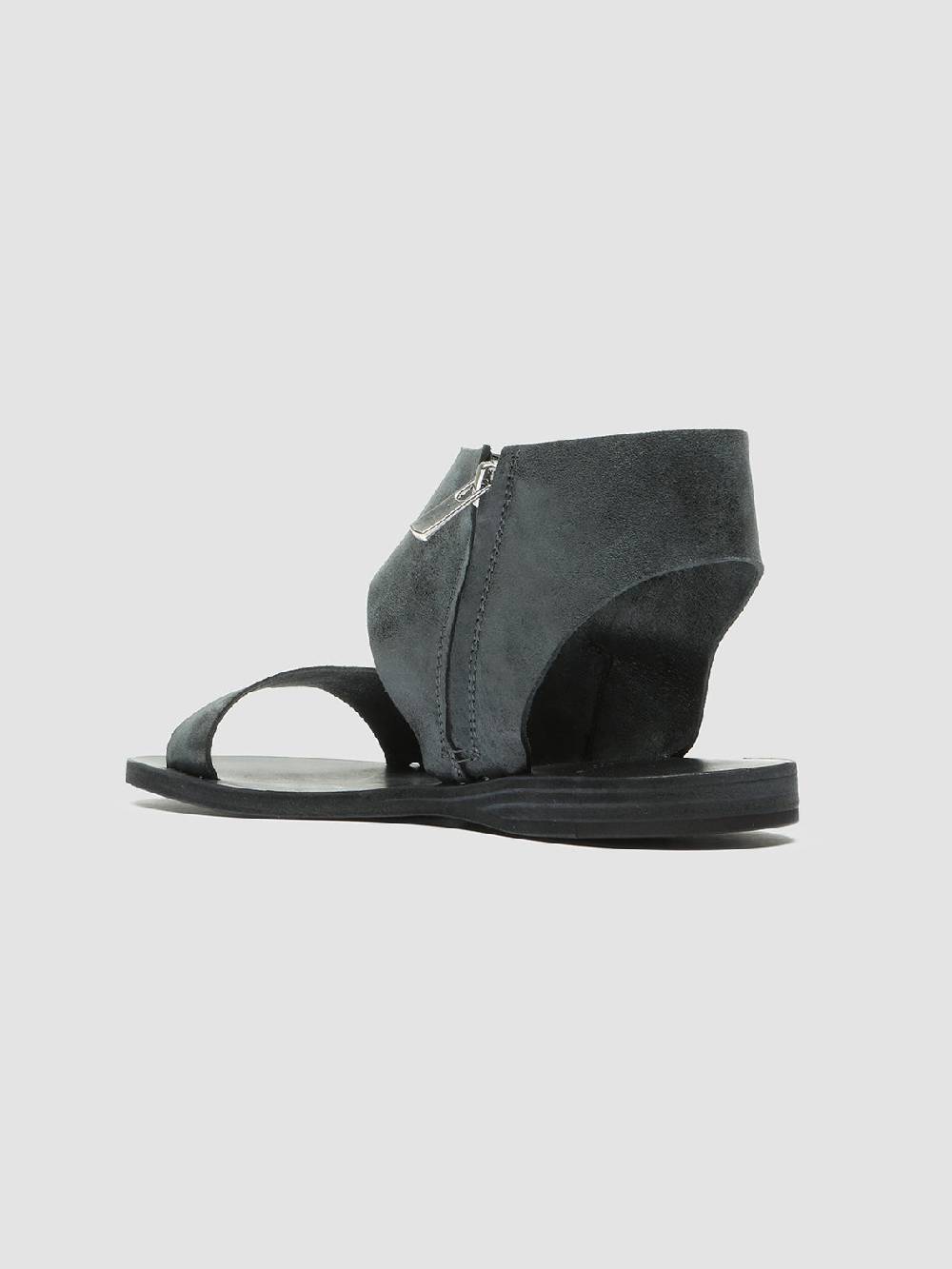 Officine Creative ITACA 039 Sandali in Pelle Nera Soddisfazione Garantita