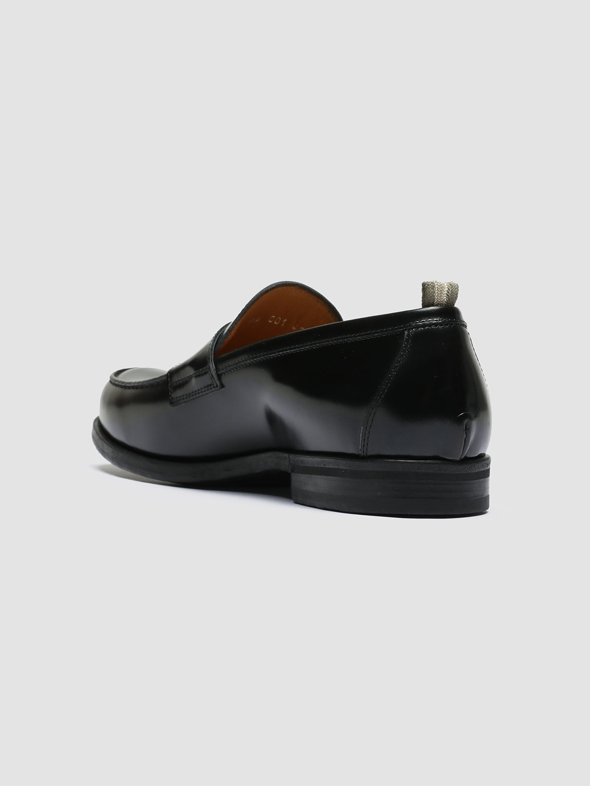 Officine Creative VINE 001 Mocassini in Pelle Nera Negozi Online
