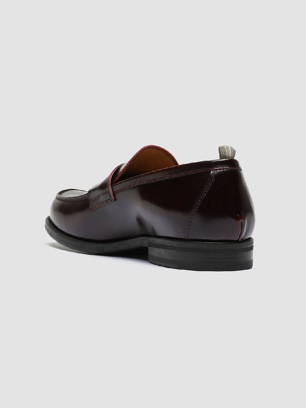 Officine Creative VINE 001 Mocassini in Pelle Bordeaux Consegna Veloce