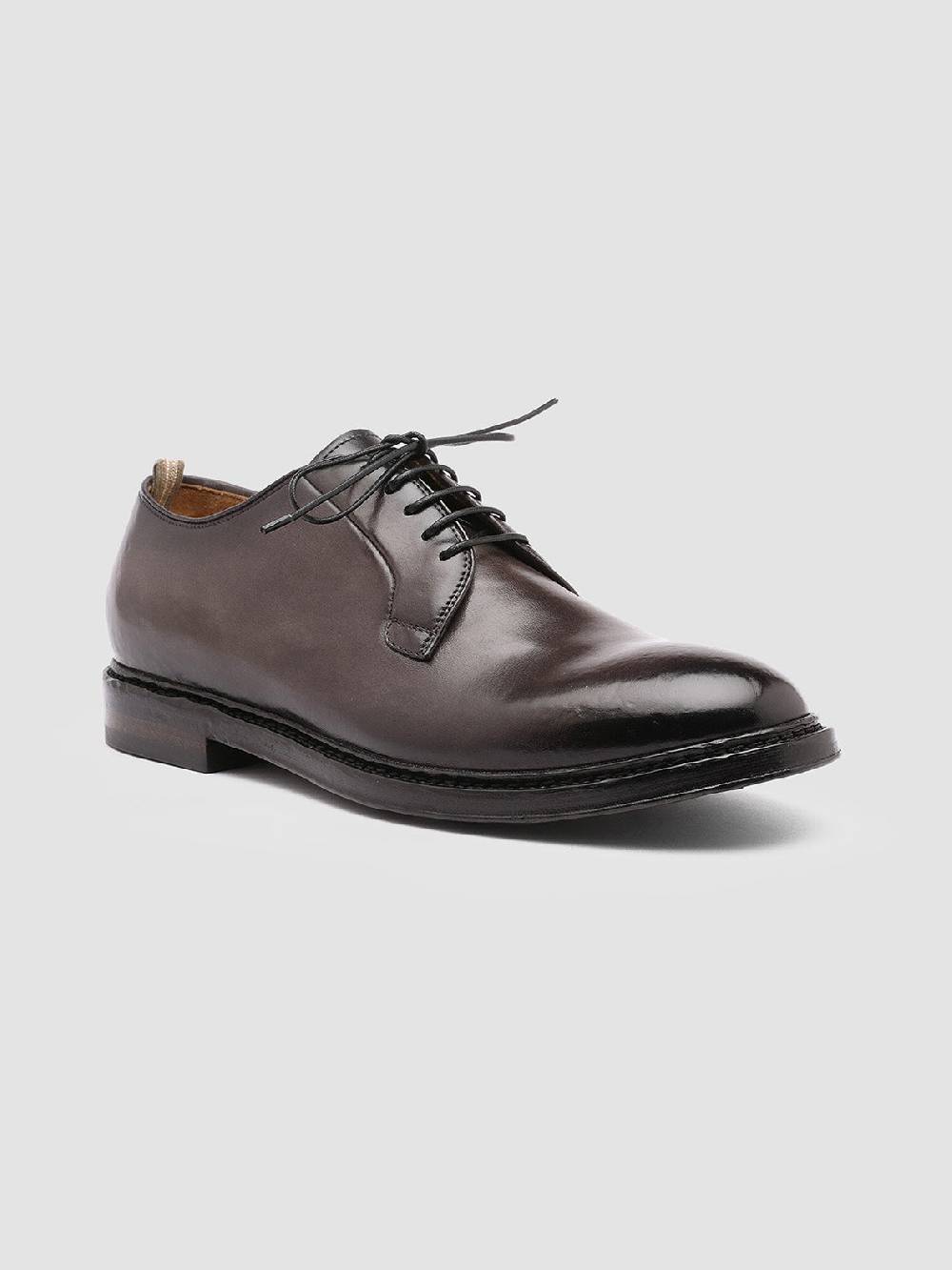 Officine Creative HOPKINS 003 Derby in Pelle Grigia Prezzo Ridotto