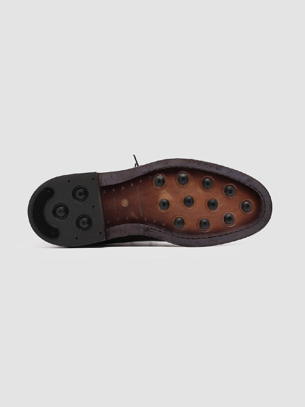 Officine Creative HOPKINS 003 Derby in Pelle Grigia Prezzo Ridotto