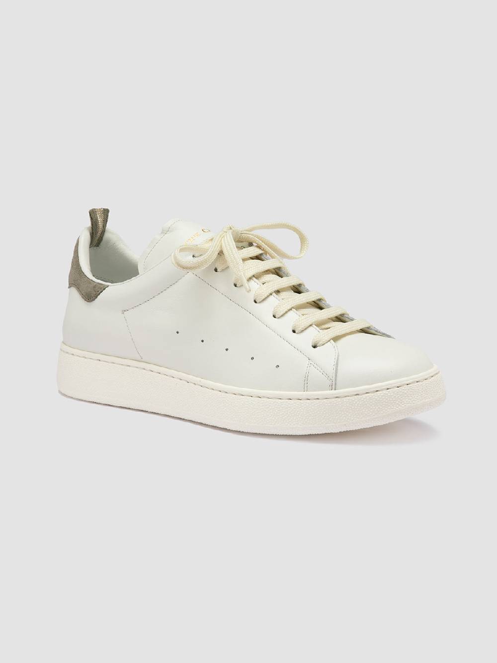 Officine Creative MOWER 002 Sneakers Basse in Pelle e Camoscio Bianca Economico