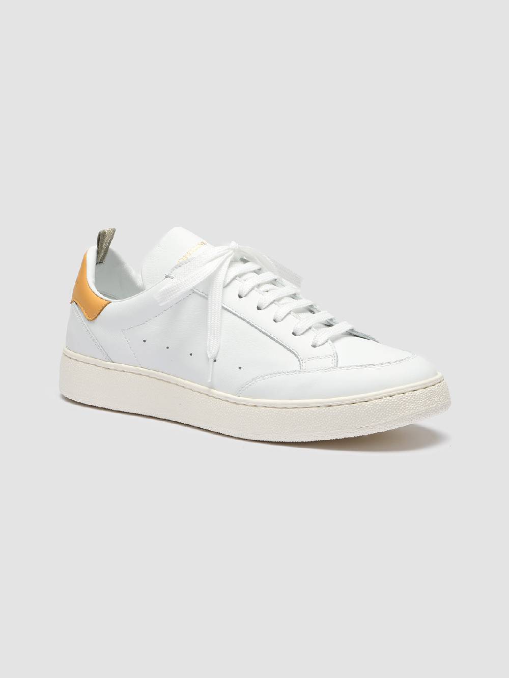 Officine Creative MOWER 007 Sneakers in Pelle Bianca In Vendita
