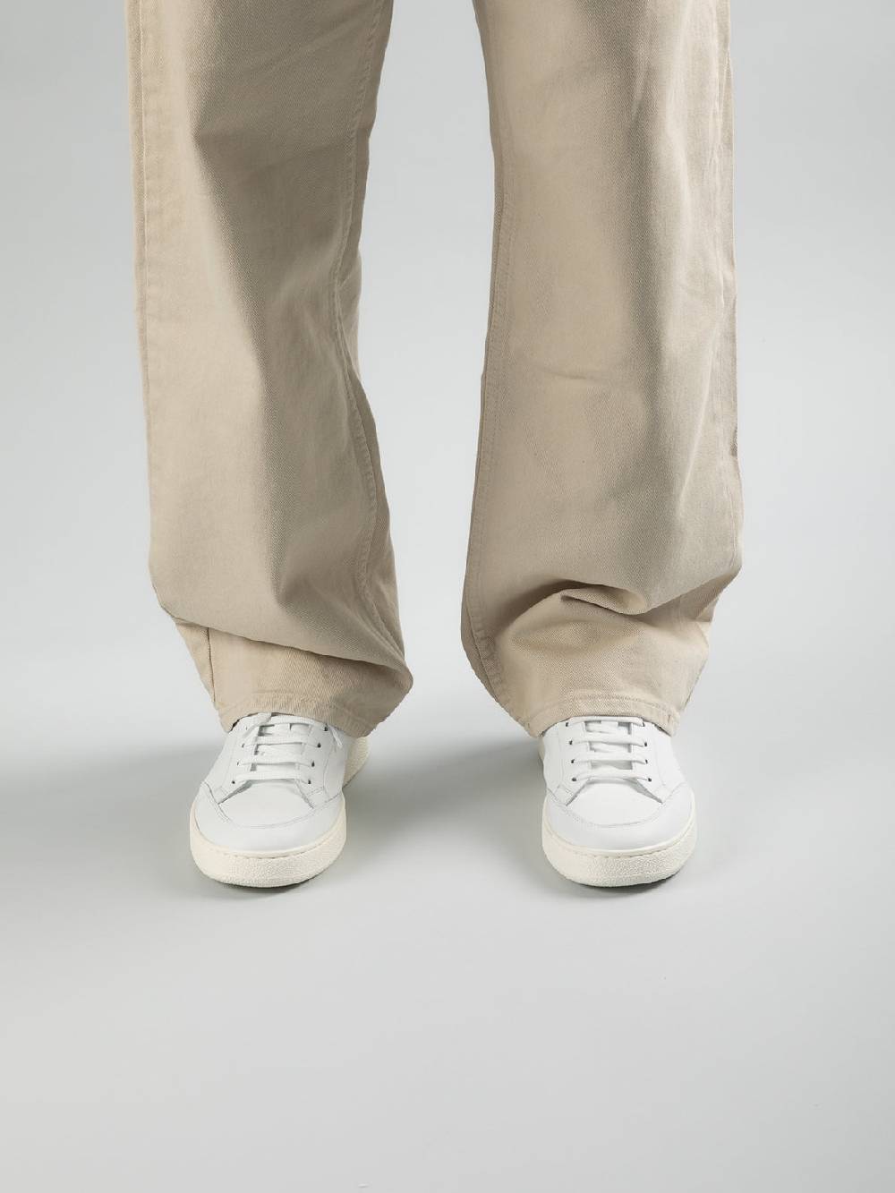 Officine Creative MOWER 007 Sneakers in Pelle Bianca In Vendita