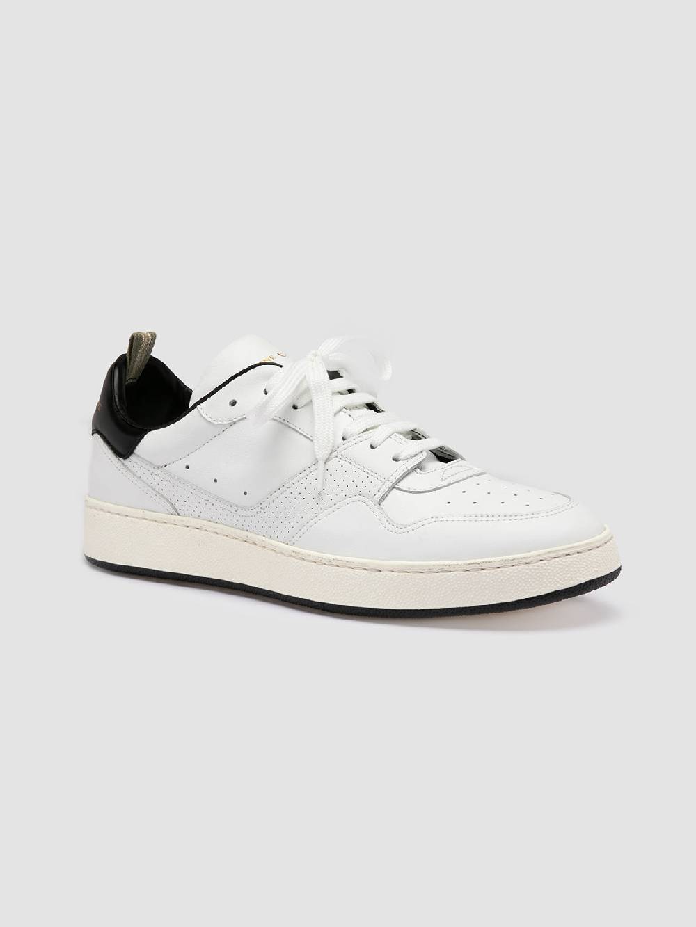 Officine Creative MOWER 016 Sneakers Basse in Pelle Bianca Hotsell
