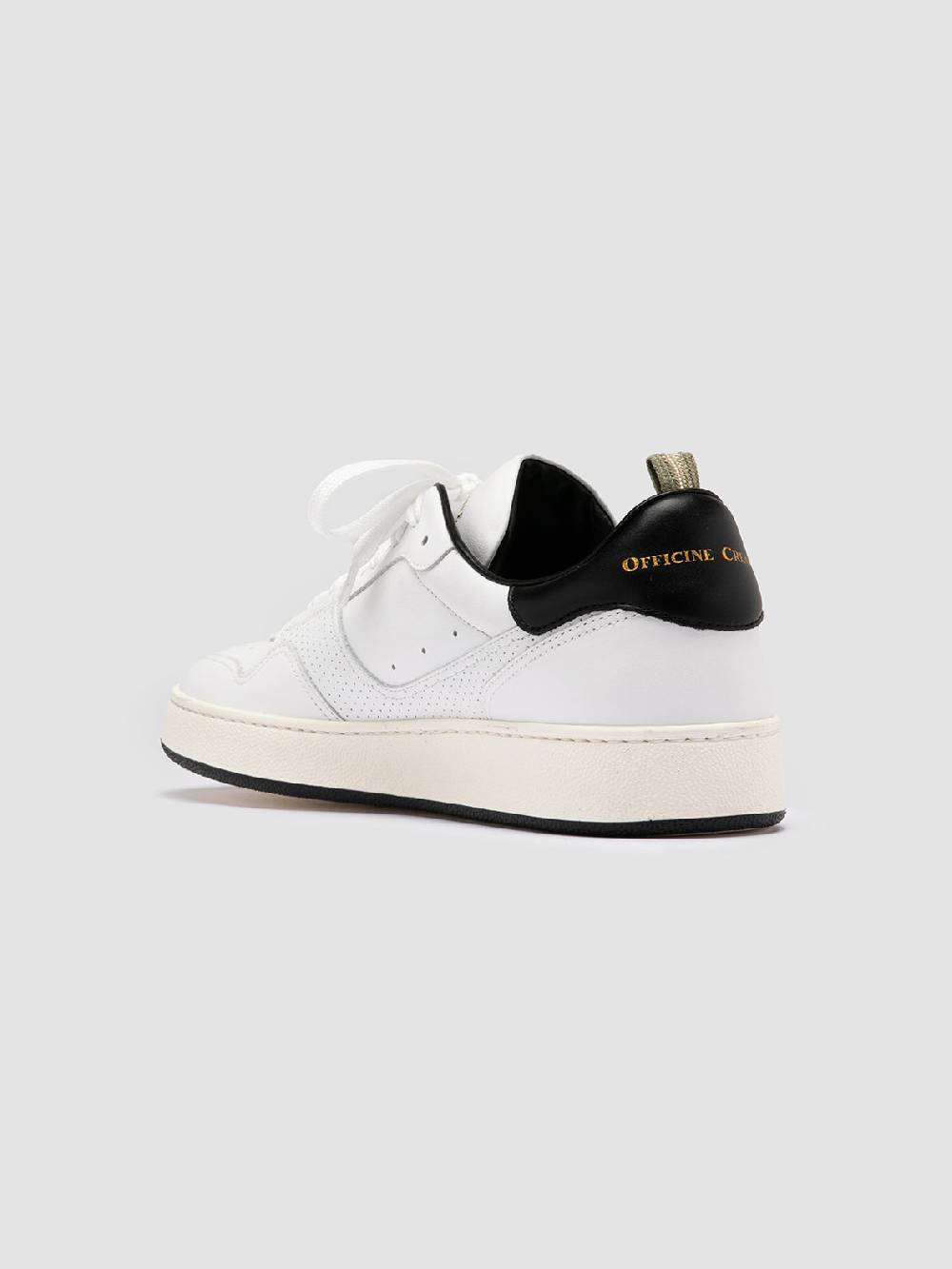Officine Creative MOWER 016 Sneakers Basse in Pelle Bianca Hotsell