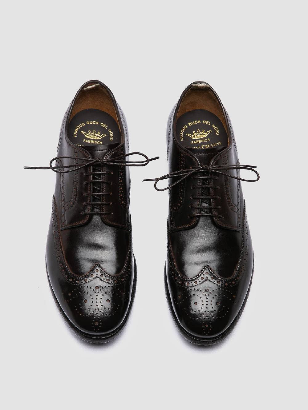 Officine Creative PRINCE 609 Derby in Pelle Marrone I Più Venduti