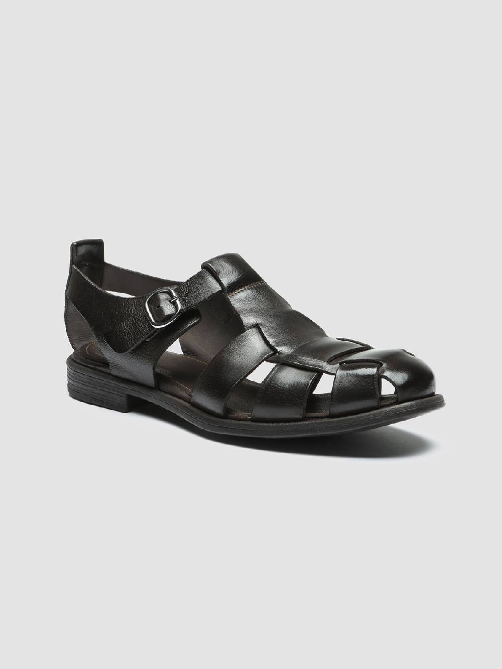 Officine Creative CHRONICLE 145 Sandali in Pelle Marrone Negozio