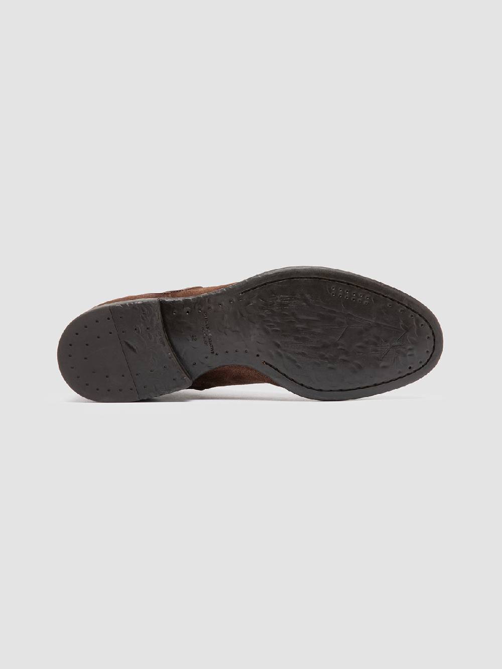 Officine Creative CETON 647 Stivaletti Chelsea in Pelle Scamosciata Marrone Moda