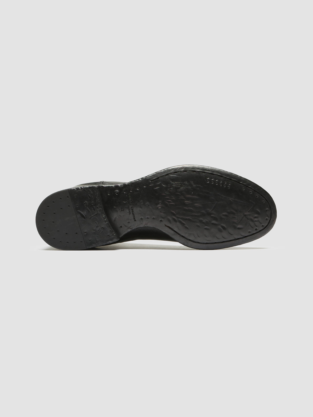 Officine Creative CETON 647 Stivaletti Chelsea in Pelle Nera Italy