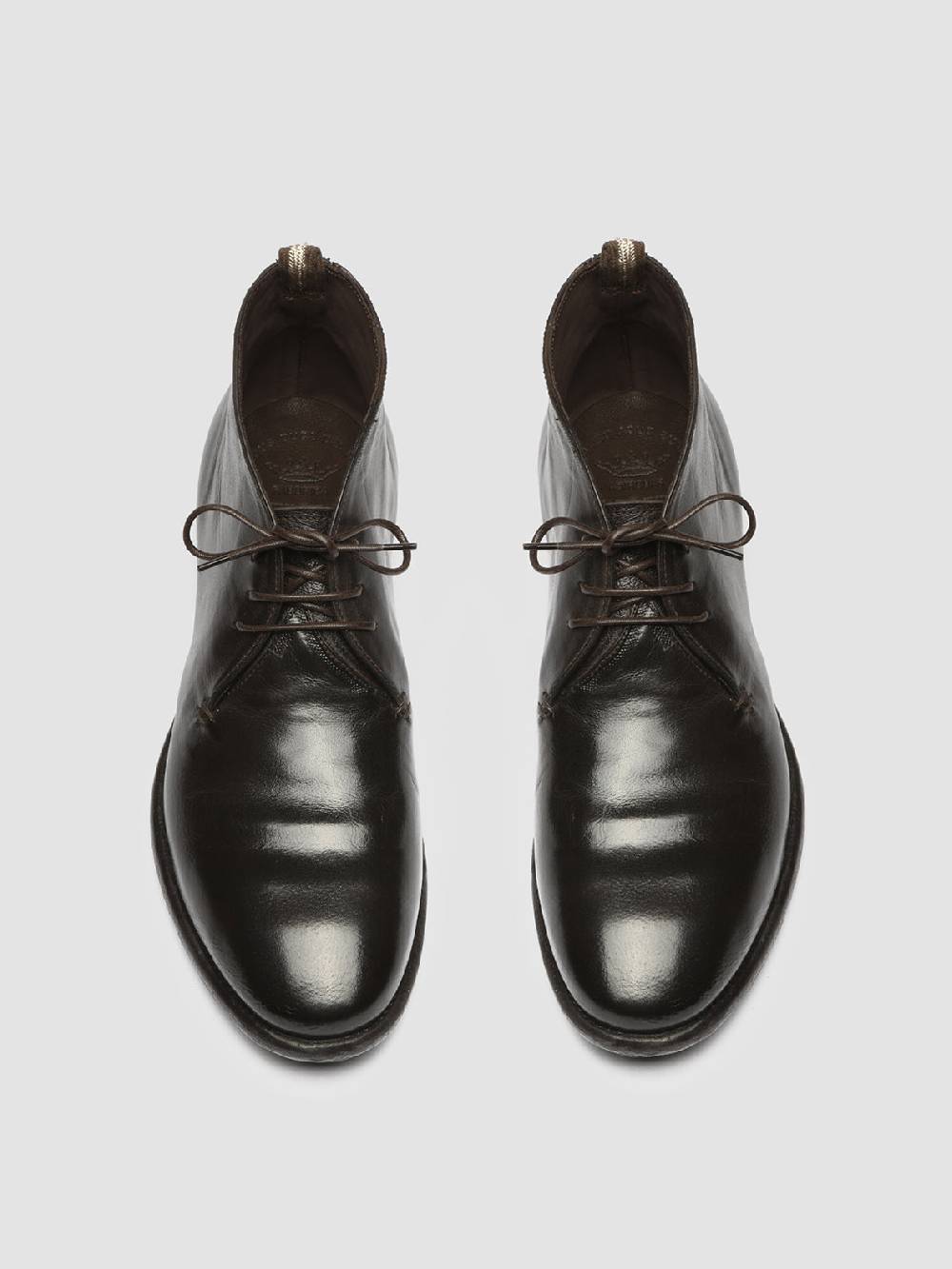 Officine Creative CETON 685 Stivali Chukka in Pelle Marrone 2025