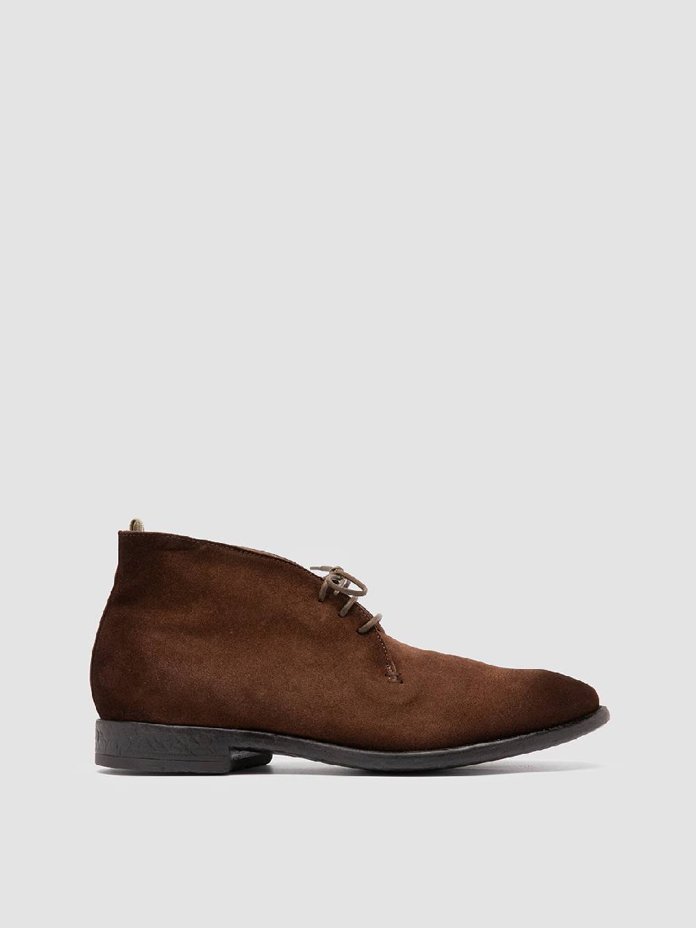 Officine Creative CETON 685 Stivali Chukka in Camoscio Marrone Nuovo