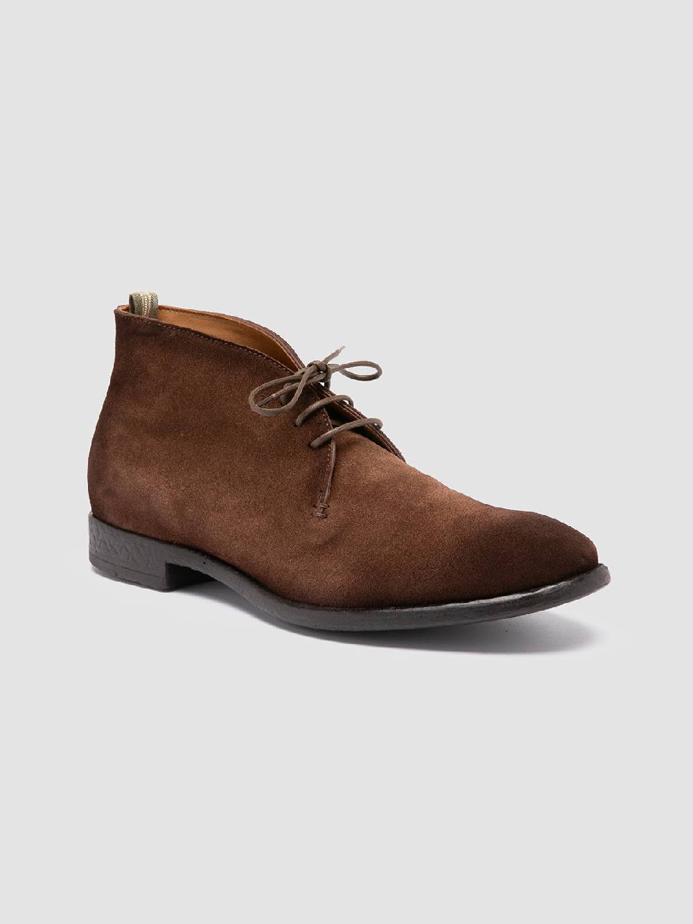 Officine Creative CETON 685 Stivali Chukka in Camoscio Marrone Nuovo