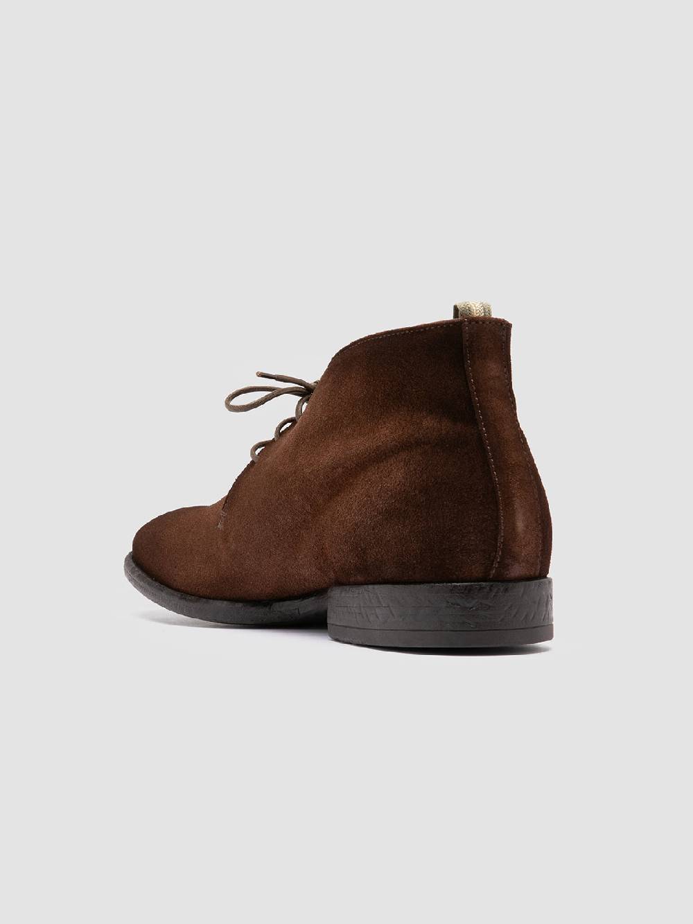 Officine Creative CETON 685 Stivali Chukka in Camoscio Marrone Nuovo