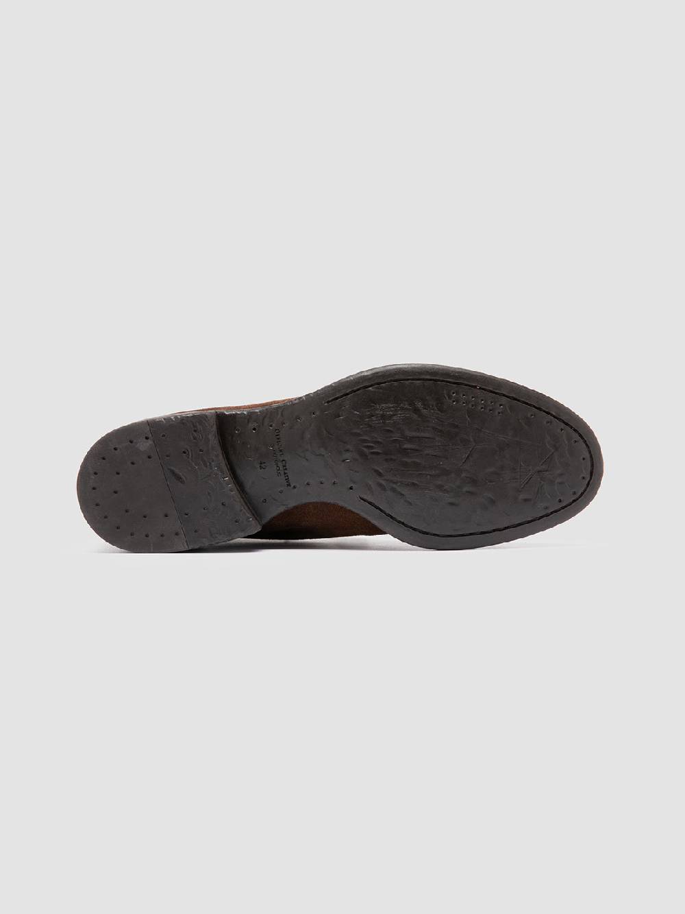 Officine Creative CETON 685 Stivali Chukka in Camoscio Marrone Nuovo