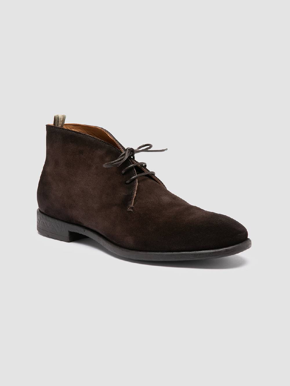Officine Creative CETON 685 Stivali Chukka in Camoscio Marrone Qualità