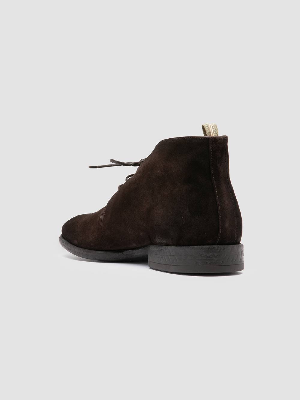 Officine Creative CETON 685 Stivali Chukka in Camoscio Marrone Qualità