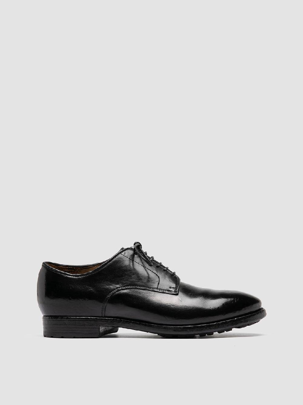 Officine Creative PRINCE 606 Derby in Pelle Nera Vendita