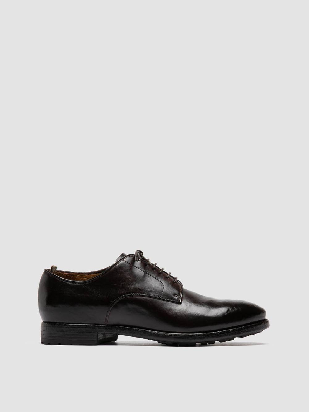 Officine Creative PRINCE 606 Derby in Pelle Marrone Promozione