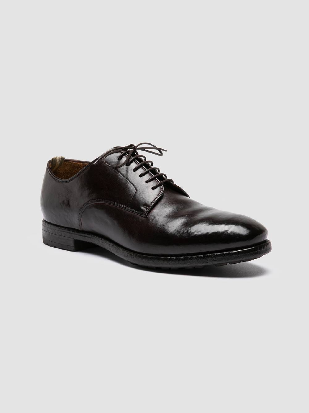 Officine Creative PRINCE 606 Derby in Pelle Marrone Promozione