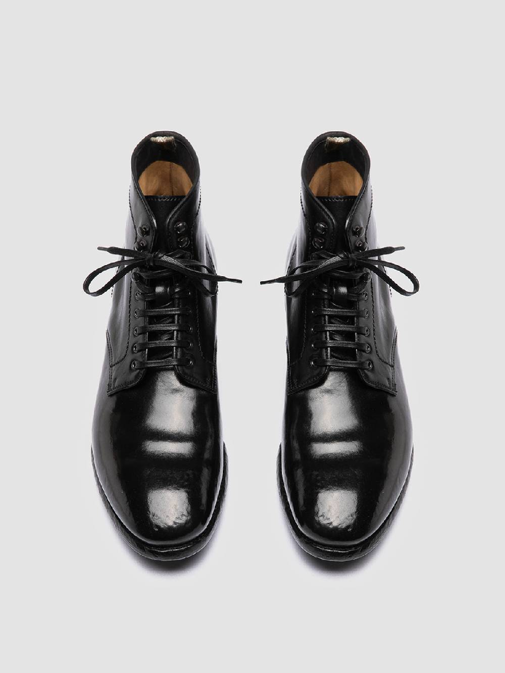 Officine Creative PRINCE 610 Stivaletti in Pelle Nera Pezzi Unici