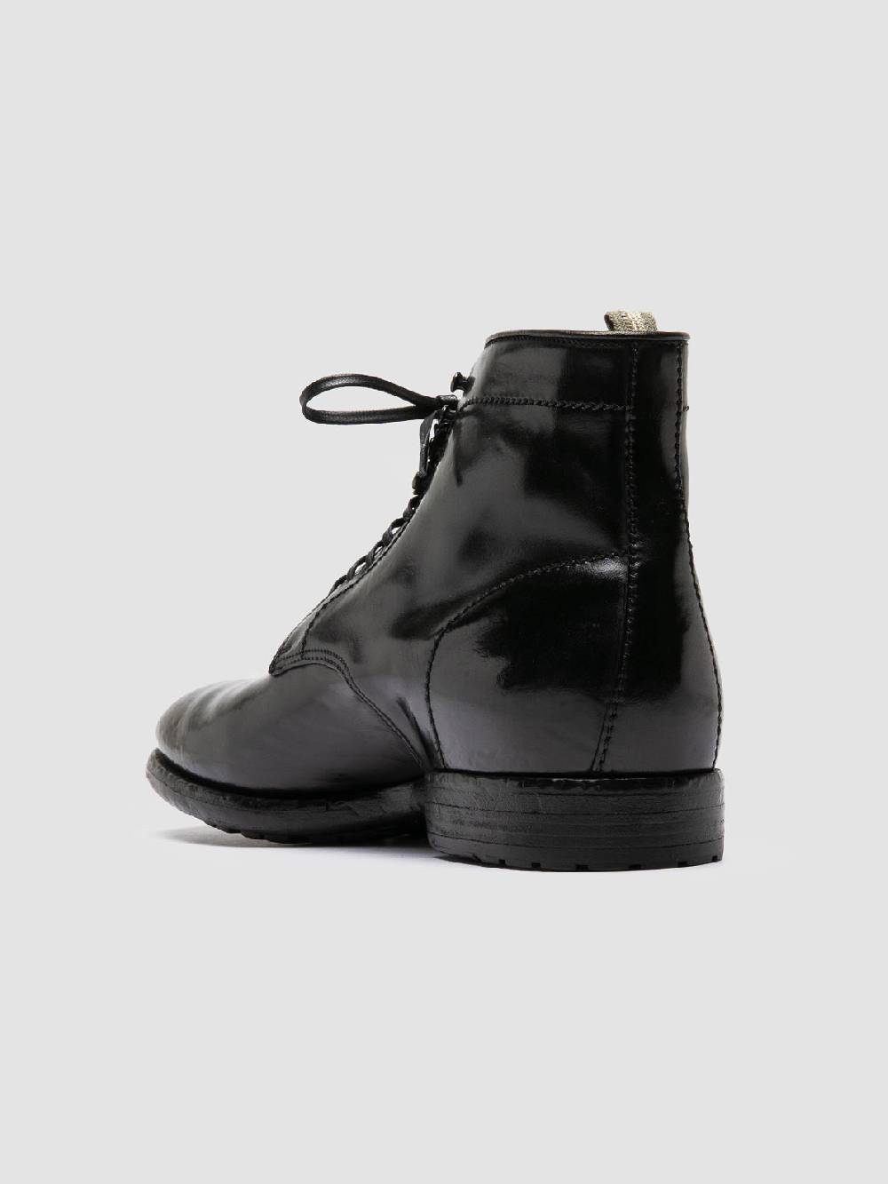 Officine Creative PRINCE 610 Stivaletti in Pelle Nera Pezzi Unici
