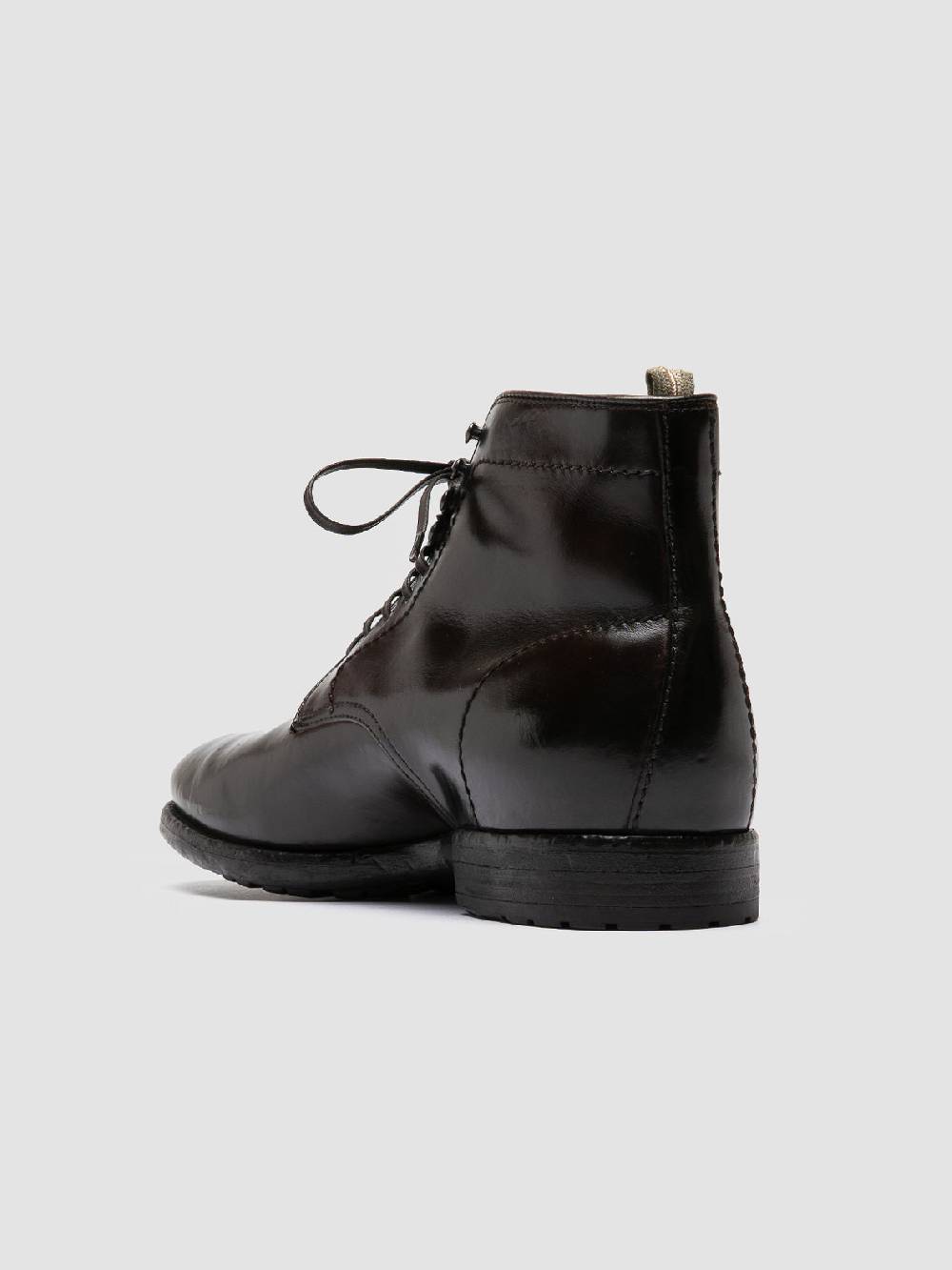 Officine Creative PRINCE 610 Stivaletti in Pelle Marrone Soddisfazione Garantita