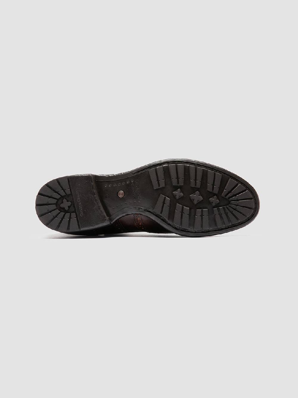 Officine Creative PRINCE 610 Stivaletti in Pelle Marrone Soddisfazione Garantita