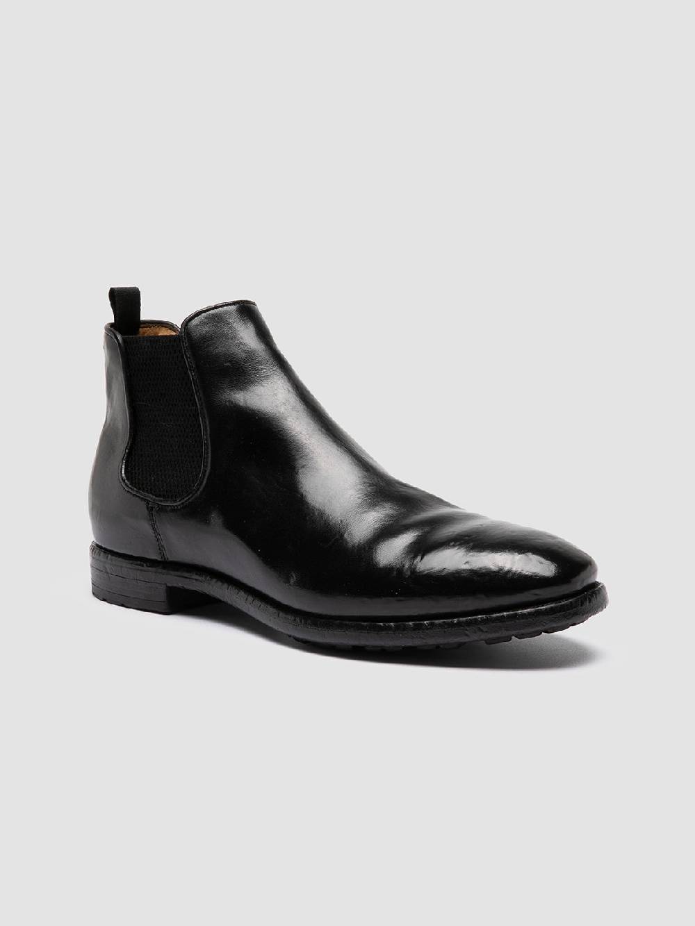 Officine Creative PRINCE 617 Stivaletti Chelsea in Pelle Nera Acquista Ora