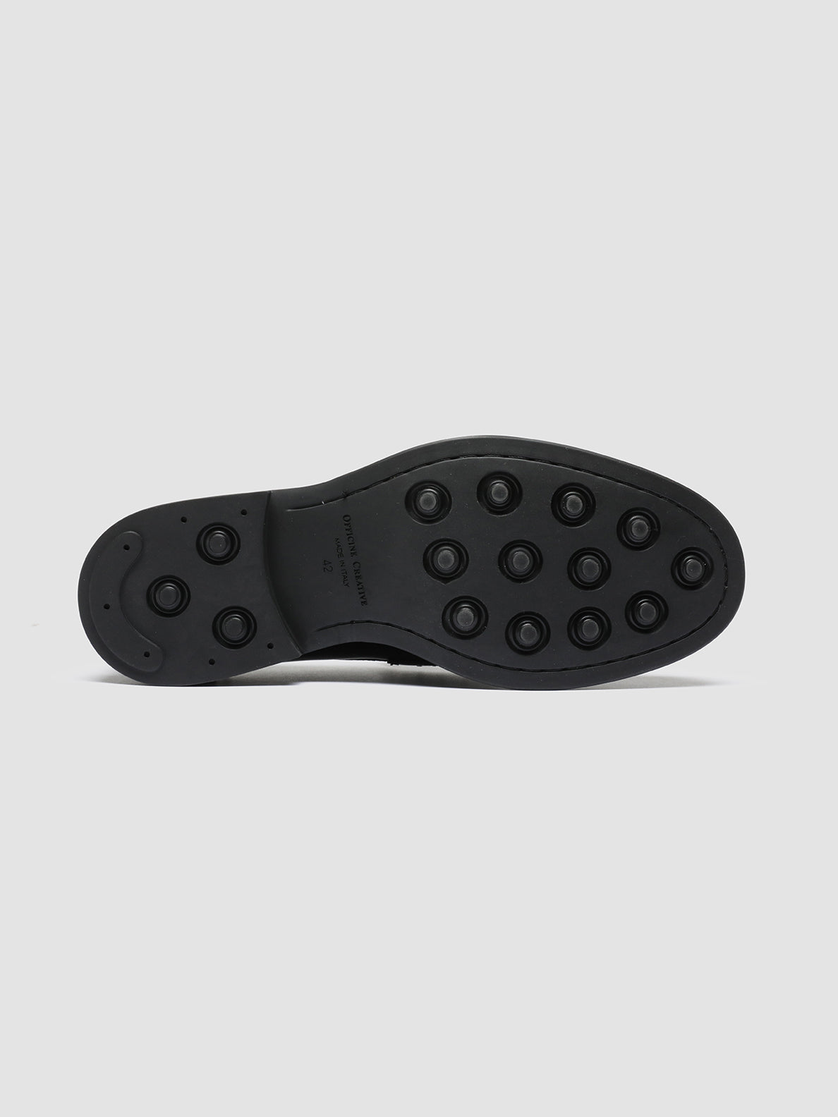 Officine Creative UNIFORM 001 Mocassini in Pelle Nera Promozione Limitata