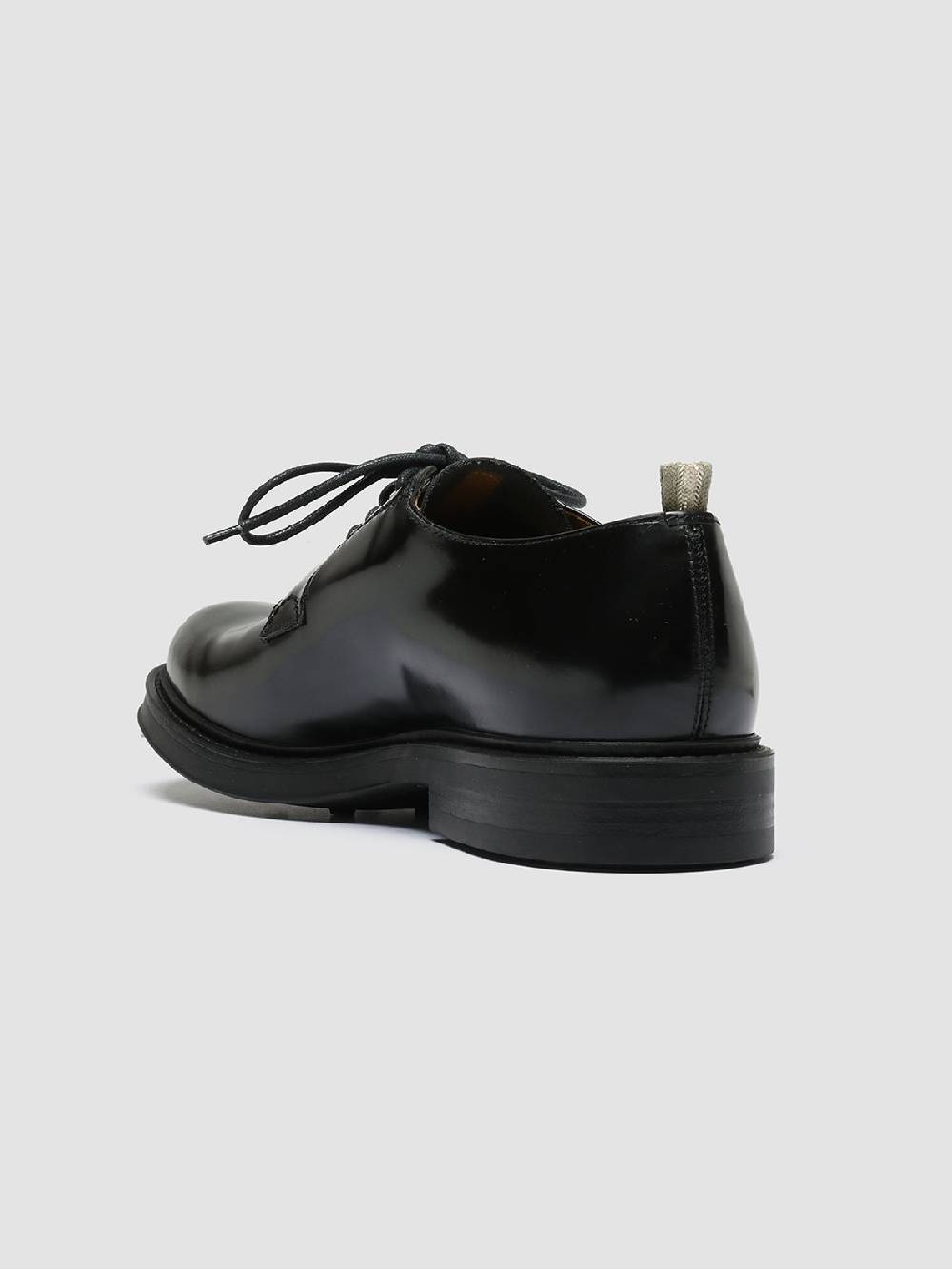 Officine Creative UNIFORM 003 Derby in Pelle Nera Shopping Online