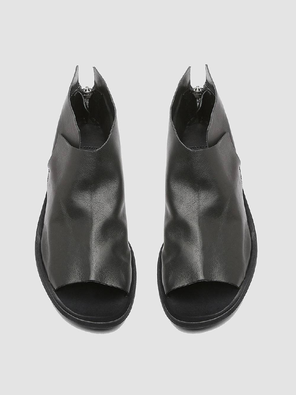 Officine Creative ITACA 005 Sandali in Pelle Nera Affare Del Giorno
