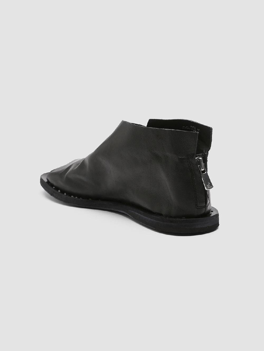 Officine Creative ITACA 005 Sandali in Pelle Nera Affare Del Giorno