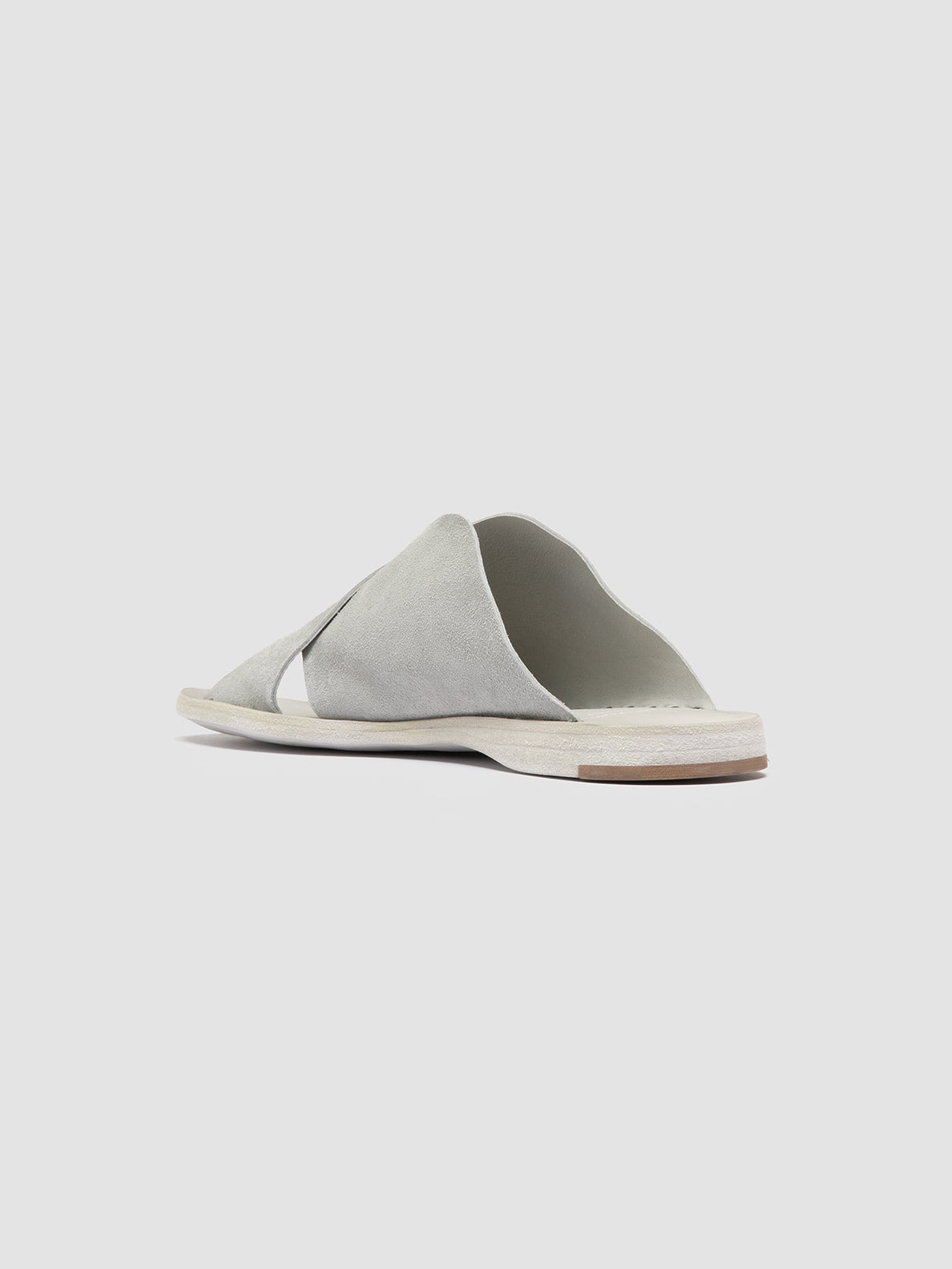 Officine Creative ITACA 019 Sandali in Pelle Scamosciata Tortora Sottocosto