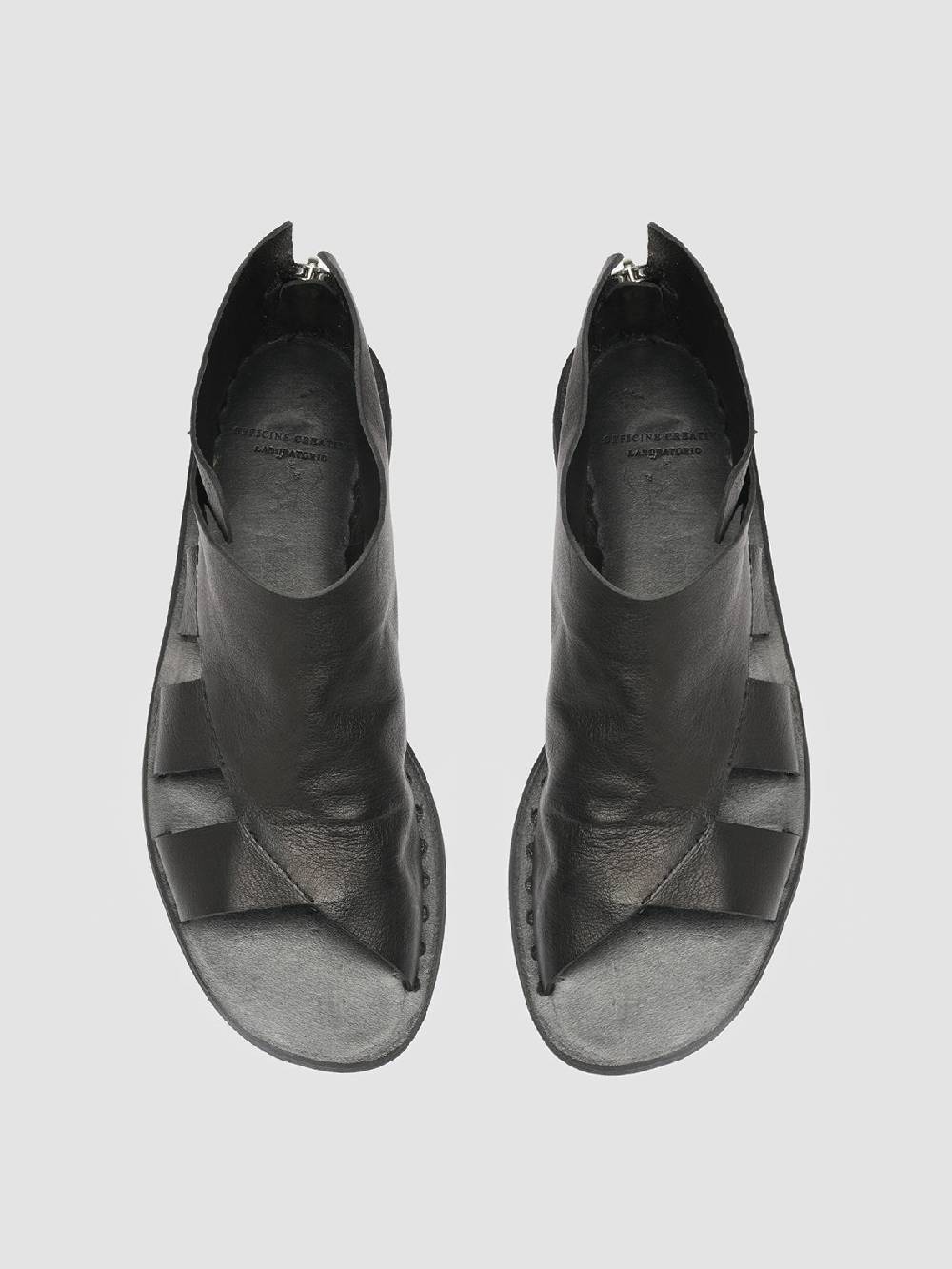 Officine Creative ITACA 032 Sandali in Pelle Nera Economico