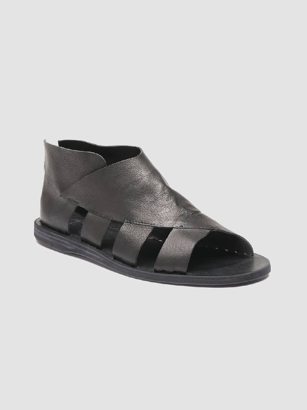 Officine Creative ITACA 032 Sandali in Pelle Nera Economico
